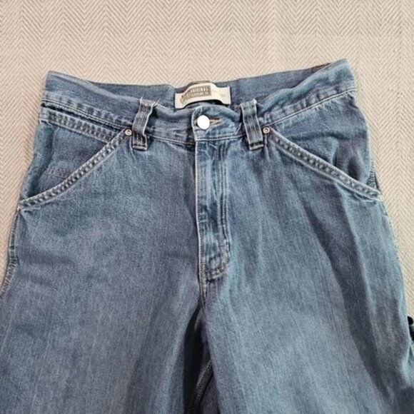 Route 66 Jeans Men's Size 32x34 Light Wash Denim Carpenter Boot Cut 100% Cotton - Picture 10 of 16